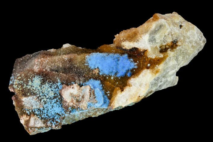 Blue Cyanotrichite Crystal Formation - China #147666